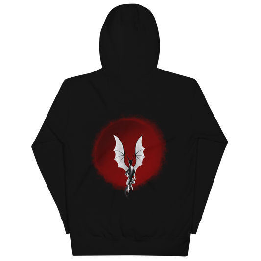 Unisex-Hoodie mit Bloodmoon Dragon